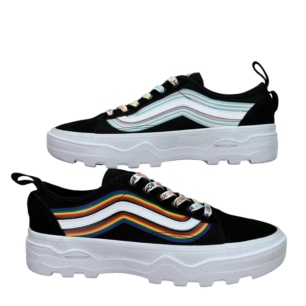 Vans Men's Old Skool Sentry Pride Collection Skate Sneakers Size 9